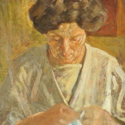 Donna che cuce, 1907